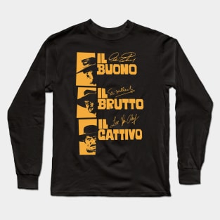 Il Buono, il Brutto, il Cattivo - Sergio Leone Long Sleeve T-Shirt